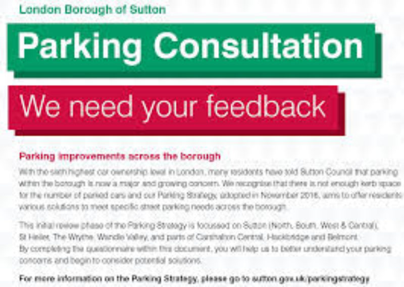 Council Website on the Parking Consultation