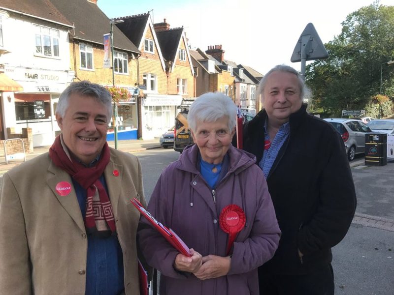 Sutton Downs Branch campaigning in the recent Belmont By-election