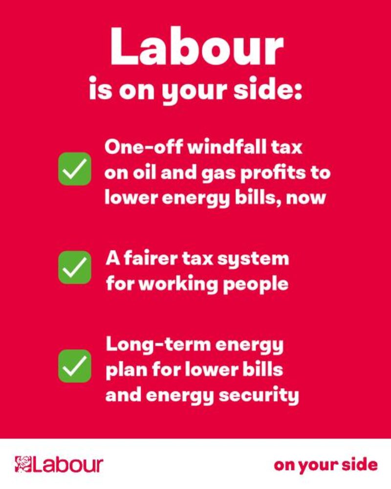 Labour is on your side